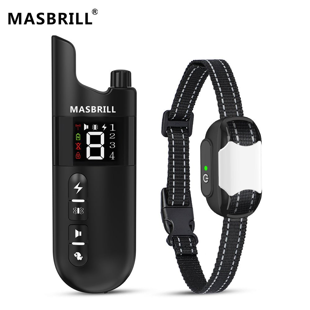 MASBRILL Dog Training Collar Rechargeable IPX7 Waterproof-913-2000ft