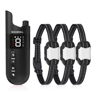 MASBRILL Dog Training Collar Rechargeable IPX7 Waterproof-913-2000ft