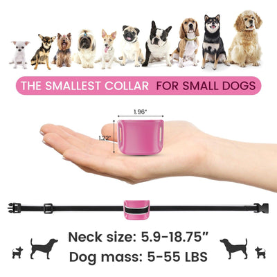 MASBRILL Multifunctional Small Dog Bark Collar-DC651