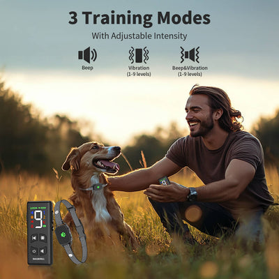 MASBRILL No Shock Small Dogs Training Collar With Remote – 2500FT RANGE - 927