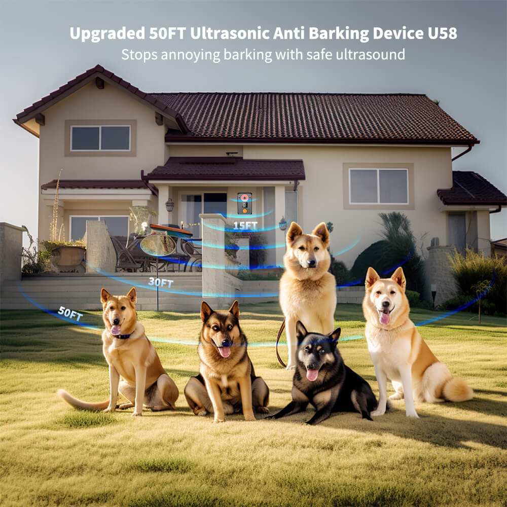 Masbrill Pain Free Anti-Barking Device Ultrasonic Dog Barking Stopper