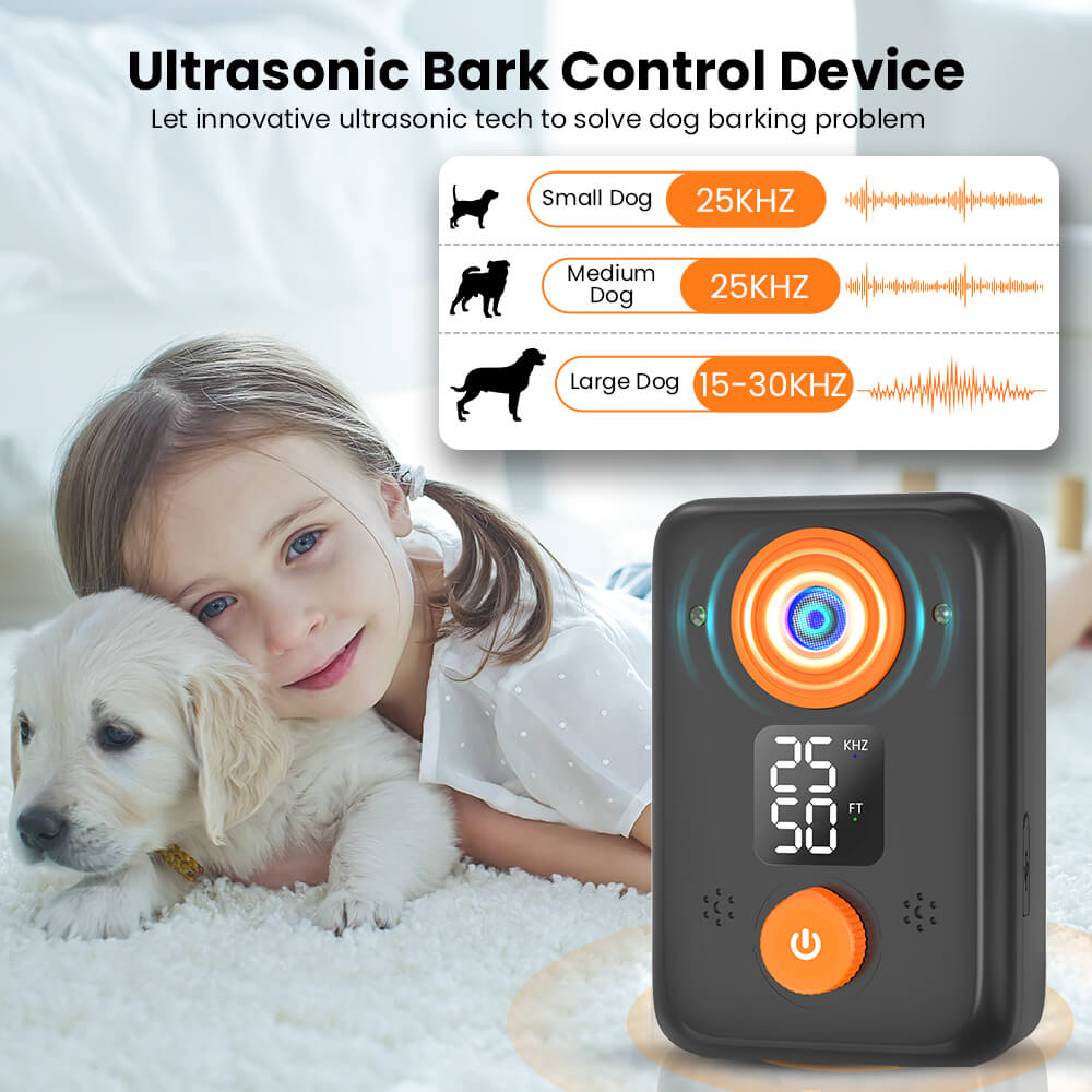 Masbrill Pain Free Anti-Barking Device Ultrasonic Dog Barking Stopper