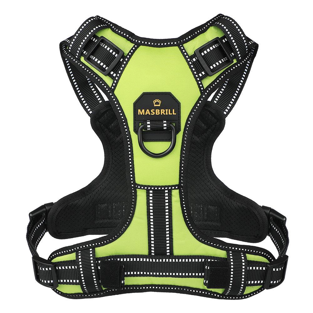 MASBRILL Reflective Dog Harness No Pull with Handle