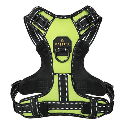 MASBRILL Reflective Dog Harness No Pull with Handle