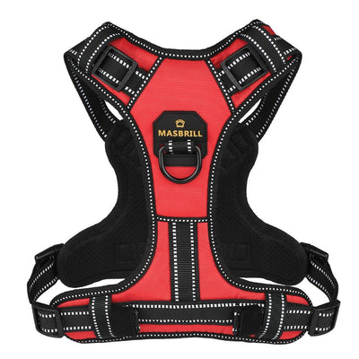 MASBRILL Reflective Dog Harness No Pull with Handle