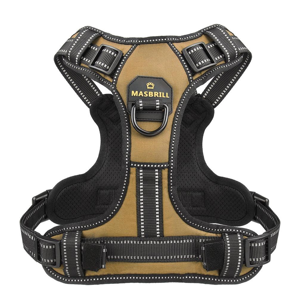 MASBRILL Reflective Dog Harness No Pull with Handle