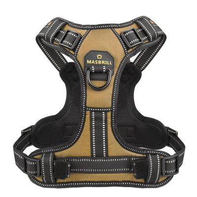 MASBRILL Reflective Dog Harness No Pull with Handle