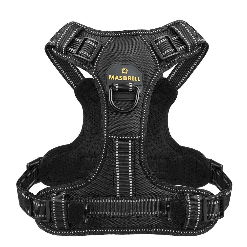 MASBRILL Reflective Dog Harness No Pull with Handle