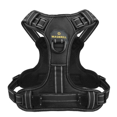 MASBRILL Reflective Dog Harness No Pull with Handle