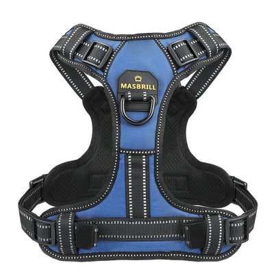 MASBRILL Reflective Dog Harness No Pull with Handle