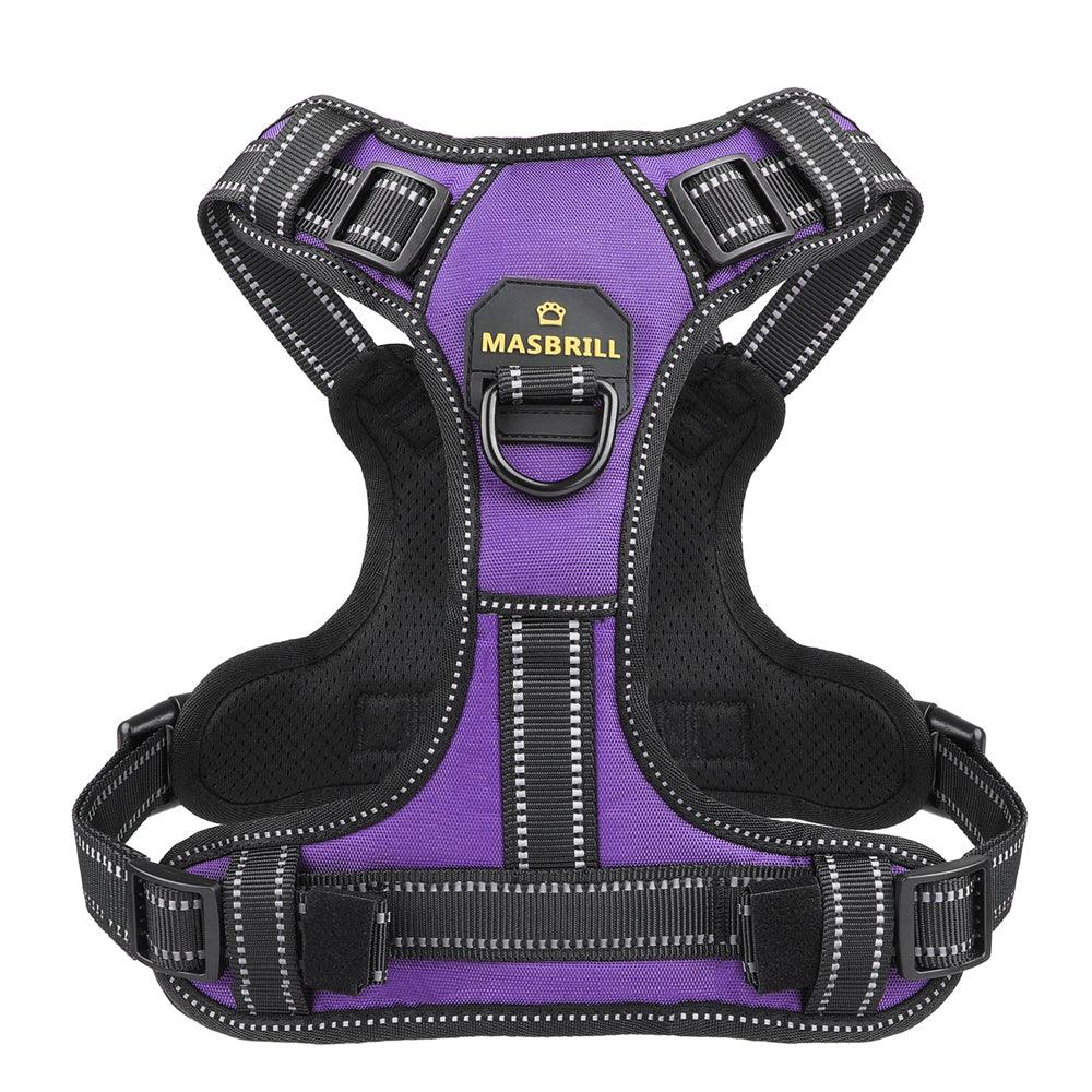 MASBRILL Reflective Dog Harness No Pull with Handle
