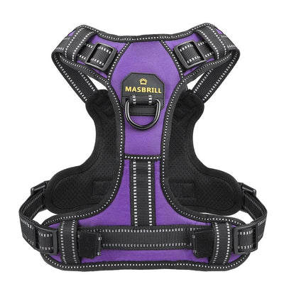 MASBRILL Reflective Dog Harness No Pull with Handle