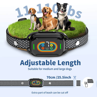 Masbrill Smart Bark Collar for Large Medium Dogs