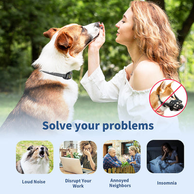 Masbrill Smart Bark Collar for Large Medium Dogs