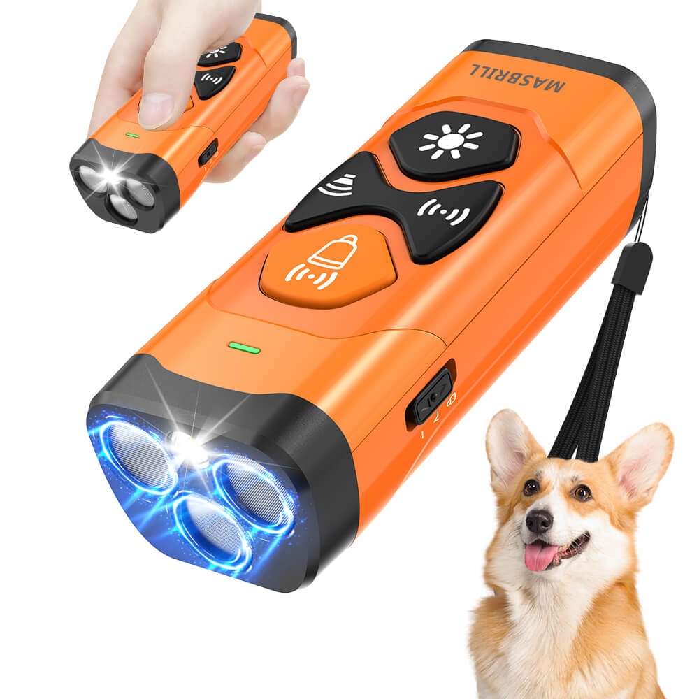 MASBRILL Ultrasonic Dog Training & Bark Control Device