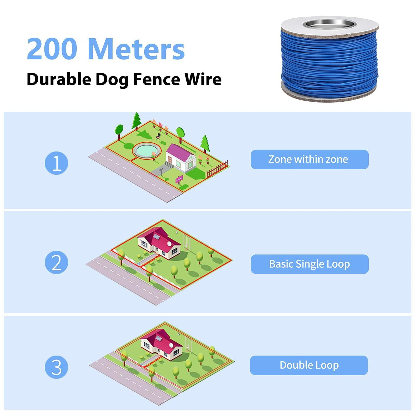 MASBRILL Underground Electric Dog Fence-TZ862
