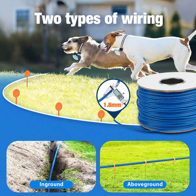 MASBRILL Underground Electric Dog Fence – 4 Dog System- TZ862